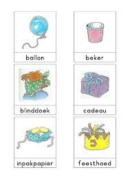 woordkaarten bas de verjaardag 1 thema activiteiten letterspelletjes