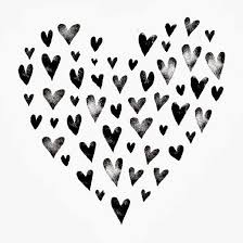 Good Morning February Quotes White Black And White Heart Black White Quotes