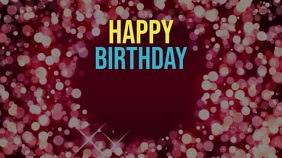 Animation intro text happy birthday on yellow hipster and grunge background with spotted splashes. 12 750 Birthday Zoom Backgrounds Customizable Design Templates Postermywall