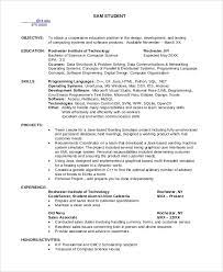 For computer science fresher student bsc fresh of a format. Free 8 Sample Computer Science Resume Templates In Ms Word Pdf