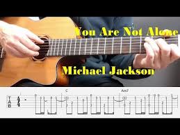 You Are Not Alone Acoustic Guitar Vocal Track By Michael Jackson Youtube