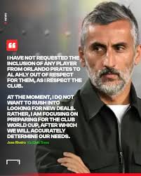 Will Jose Riveiro raid Orlando Pirates players for Al Ahly? 🤔☠️