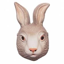 Masque De Lapin Chocolat Show Bunny Mask Animal Masks Farm Animal Costumes