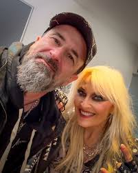 Video shoot today with the one and only Doro. A true legend — it means the  world to have her be part of this song and video. Such a special moment.  Grateful