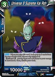 Universe 9 Supreme Kai Roh Tb01 Dbs Singles Cardmarket