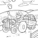 Traktor malvorlagen fuer kinder kostenlos. Ausmalbilder Traktor Malvorlagen Traktoren Kostenlos Ausmalen