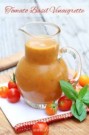 Tomato Basil Vinaigrette Recipe Basil Vinaigrette Tomato Recipes Vinaigrette