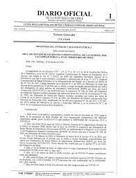 Gencia, estimó que era necesario terminar con la complejidad y frondosidad normati Estado De Excepcion Constitucional De Catastrofe Por Calamidad Publica En El Territorio De Chile Municipalidad De Calbuco