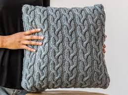 This pattern is very simple & i will show you how to do each cable. Highland Cable Cushion Knitting Pattern 406 Knitting Pattern By Shifio S Patterns In 2021 Knitted Cushion Pattern Knitted Cushion Covers Knitted Cushions