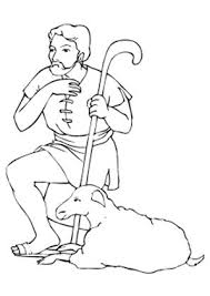 Ausmalbild Schaf Und Hirte Zum Kostenlosen Ausdrucken Und Ausmalen Fur Kinder Ausmalbilder Malvorlagen Ausmal In 2020 Ausmalbilder Tiere Ausmalbilder Ausmalen