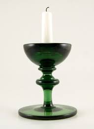 We did not find results for: Antique Glass Candle Holder With Cushion Knop Stem