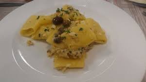 Intanto ponete sul fuoco una. Paccheri Al Sugo Di Baccala Con Olive Picture Of Pizzeria Bella Napoli Pisa Tripadvisor