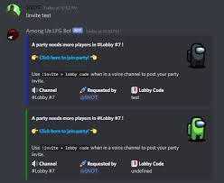 This article shares some of the best such the among ux bot is also quite nifty in terms of use over the discord servers. Among Us Lfg Bot Discord Bots