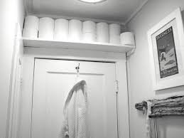 Over The Door Shelves Offer Sneaky Storage Small Bathroom Storage Toilet Paper Storage Small Bathroom