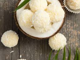 Boules Noix De Coco Comme Celles De L Ange Recette Noix De Coco Boule De Noix De Coco Alimentation
