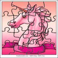 Edit right in your browser and print!***please note: How Adorable Is This Free Printable Pink Unicorn Puzzle Give A Like Pink Unicorn Color Puzzle Unicorn