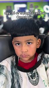 Kai Cutting His Hair Off