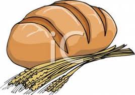 A Loaf of Bread with Wheat Clipart Picture