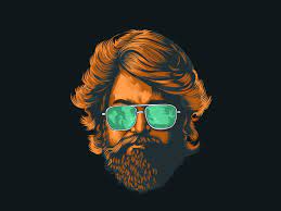 It is a high speed download link and its uploaded on our own hosting service. Kgf Beard Art Portrait Illustration Beard Logo