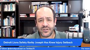 Detroit Lions Kerby Joseph Suffers Knee Injury Setback