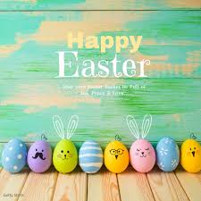 Rejoice, be glad, shout hallelujah! Happy Easter Greeting Card Wishes Eggs Flower Template Postermywall
