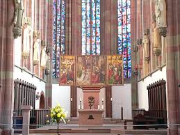 The käppele ('little chapel') is the commonly used name for the wallfahrtskirche mariä heimsuchung (' pilgrimage church of the visitation of mary '), located on a hill above würzburg, in germany. Wurzburger Kappele