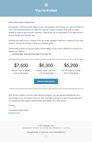 Square Sent This Email With The Subject Line You Re Invited To Square S New Program Get Money To Grow You How To Get Money Best Email Growing Your Business