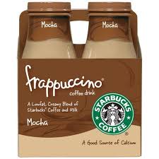 Starbucks Frappuccino Mocha Chilled Coffee Drink 9 5 Fl Oz 4 Count Walmart Com In 2020 Starbucks Frappuccino Coffee Drinks Mocha Coffee