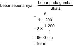 Maybe you would like to learn more about one of these? Https Roboguru Ruangguru Com Question Skala 1 1 200 Panjang Sebenarnya M Lebar Sebenarnya M Luas Sebenarnya Qu El0degk3