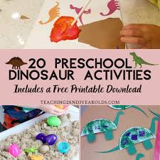 Kids are naturally fascinated by dinosaurs. 20 Preschool Dinosaur Activities That Are Fun