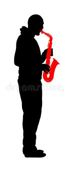 Black silhouette of a young musician saxophonist. Saxophone Player Vector Silhouette Illustration Music Man Play Wind Instrument Music Artist Jazz Man Stock Illustration Illustration Of Black Concert 127849479