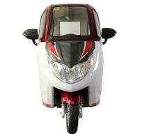 Three Wheel Electric Mini Scooter Tricycle with Roof for Adult Pink Max  Black Green Silver Body Motor Acid Power Battery