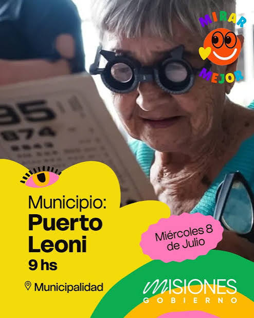 Puerto Leoni ser� sede de un nuevo operativo del programa Mirar Mejor: los detalles