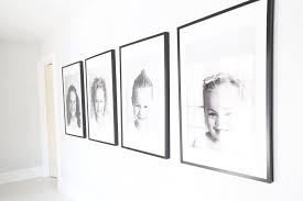 Qik frame ® q53 century black is a modern moulding with a classic feel of quality and elegance. Modern Ranch House Hallway Gallery Wall Classy Clutter