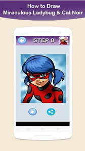 Miraculous ladybug coloring pages miraculous tales of ladybug cat noir coloring pages print and. How To Draw Miraculous Ladybug For Android Apk Download