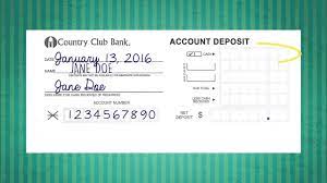 How To Deposit A Check - Youtube