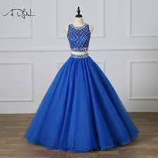 Take all of our options into consideration. Adln Royal Blue Quinceanera Dresses With Crystal Two Piece Masquerade Gown Delicate Beaded Prom Dress Sweet 16 Dress Debutante Buy At The Price Of 168 70 In Aliexpress Com Imall Com