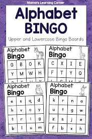 Students will love using bingo markers to make bingo dauber letters with this free kindergarten … Alphabet Bingo Mamas Learning Corner