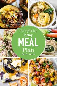 7 day healthy meal plan oct 5 11