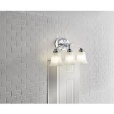 Up to 95% off clearance items. Portfolio 3 Light Chrome Modern Contemporary Vanity Light Bar Lowes Com Vanity Light Bar Bar Lighting Vanity Lighting