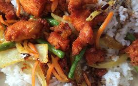 Ayam goreng is an indonesian and malaysian dish consisting of chicken deep fried in oil. Best Nasi Ayam Goreng Kunyit In Kl Foodadvisor