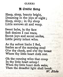 William Blake A Cradle Song Reference The Golden Treasure Penguin Popular Classics Editor Francis Turner Poetry Inspiration Childrens Poetry Nice Poetry