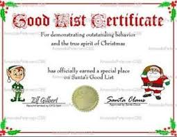 Blank Nice List Certificate From Santa Santa S Nice List Christmas Nice List Free Printable Santa Letters
