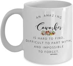 Need going away gifts for coworkers? An Amazing Coworker Is Hard To Find Farewell Gift For Coworker Farewell Gifts For Coworkers Goodbye Gifts For Coworkers Goodbye Coworker Gift Coworker Leaving Gifts Kitchen Dining Coffee Cups Mugs
