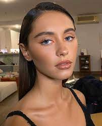 Natural Makeup With Orange Eyeliner Makeup Eye Looks Pretty Makeup Models Makeup