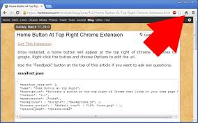 We work hard to make i. Home Button At Top Right Chrome Extension Plugin Addon Download For Google Chrome Browser