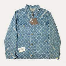 Best price you will find!!! Supreme Louis Vuitton Jacket Blue Shop Clothing Shoes Online
