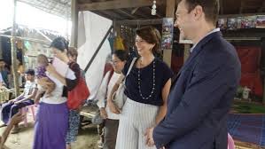 Christine schraner burgener fährt mit dem velo vor. Un Envoy Meets Myanmar Interfaith Leaders Vatican News