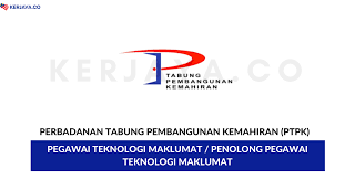 * perbadanan tabung pembangunan kemahiran. Jawatan Kosong Terkini Perbadanan Tabung Pembangunan Kemahiran Ptpk Pegawai Teknologi Maklumat Penolong Pegawai Teknologi Maklumat Kerja Kosong Kerajaan Swasta