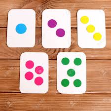 Trainer brad isaac lists his guidelines for making and using flash cards to get the topic you're learning down pat. A Set Of Flash Cards To Teach Number And Colors How To Make Stock Photo Picture And Royalty Free Image Image 66682006